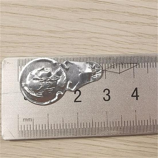 100Pcs Compact Durable Aluminum Needle Threaders Silver Color Wire Loop DIY Household Supplies