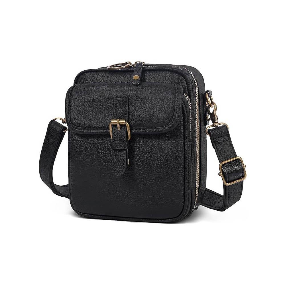With Adjustable Removable Strap Crossbody Leather  Bag Large Capacity Phone Handbag  Gifts