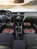 4pcs/Set Universal Car Front/Rear Foot Mats, All-Weather Fit For Cars, Crossovers And Trucks