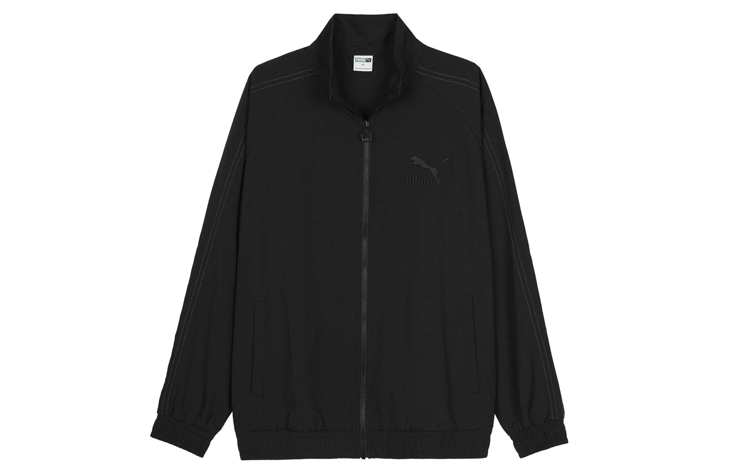 PUMA T7 Jackets Men s Black Lapel Moderate Other 623023-01 L