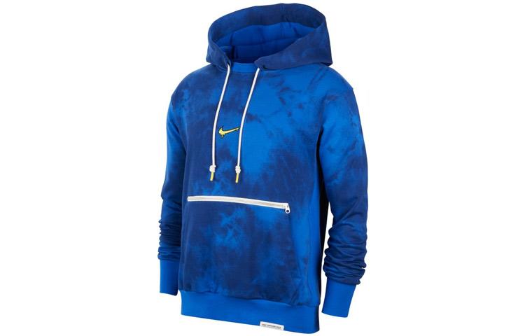 

Nike Sweatshirts Men s Blue Hooded Moderate Regular CU3618-492 L