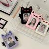 Bat Demon Cartoon Plush Photocard Holder Korean Style Photo Protective Case  Student