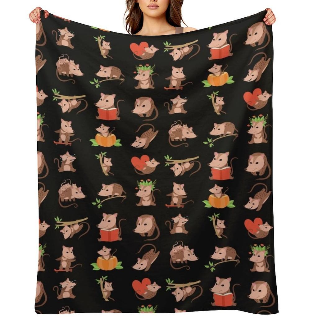 Possum Sheet-Possum lover Throw Blanket Retros Winter beds Blankets For Bed Softest Blankets