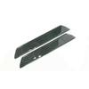 2X Real Carbon Fiber Car Scuff Plate Door Sill Cover Panel Step Protecors 258Cm