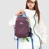 College Color Block Backpack Women's Lightweight Waterproof Backpack For Outdoor Travel