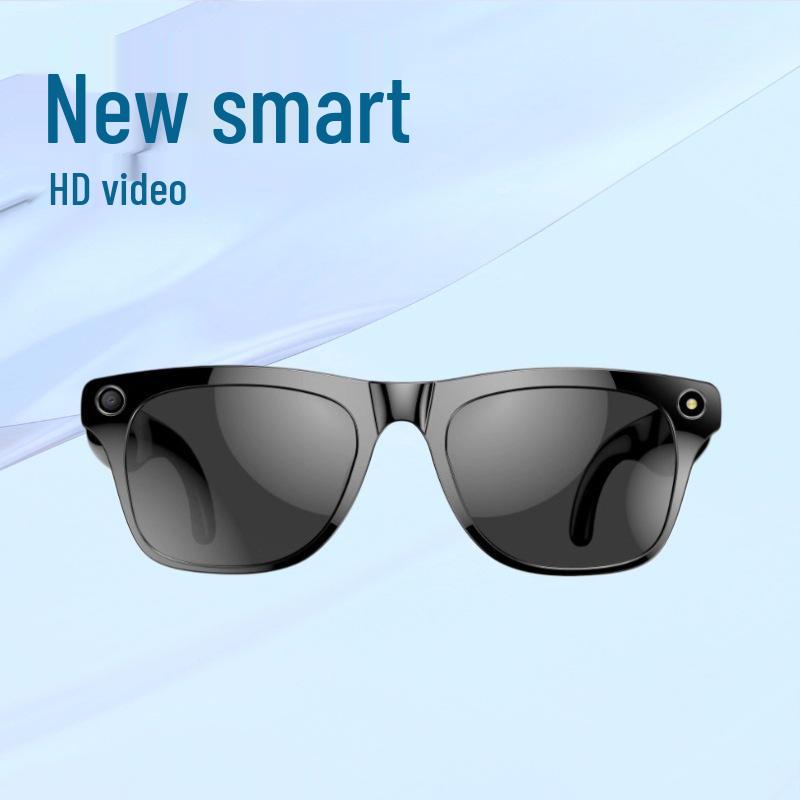 Ochelari inteligenți cu control vocal Bluetooth cu fotografie HD 720p, muzică și capacități de traducere
