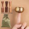 Miwayer Mini Singing Bowl Nepal Handmade Tibetan Buddha Thumb Sound Bowl Music Meditation Yoga Religious Supplies Stress Relief