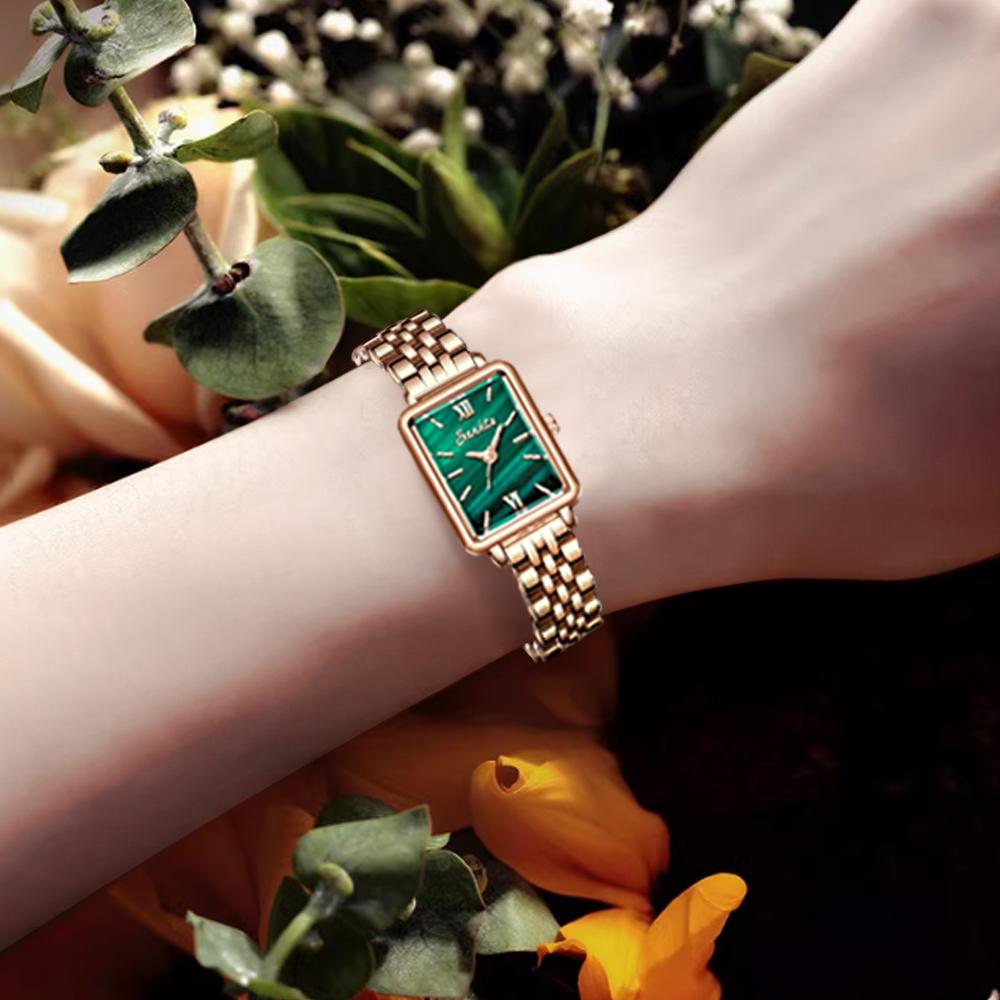 Sunkta Mode Frauen Uhr Stahl Band Wasserdichte frauen Quarzuhr