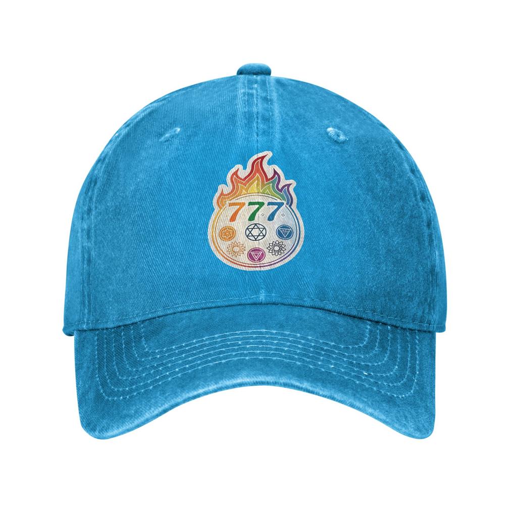 Lucky number witch chakra Baseball Cap Unisex Hats Women Visor Protection Snapback Lucky Caps