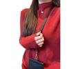 Women's Red Korean Style Sweater: Versatile Stand Collar Knit for Christmas and New Year