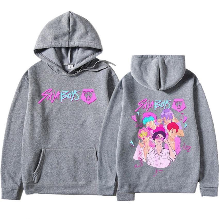 K-Pop Demon Hunters Derpy Tiger Autumn Winter Pop Hoodie Men Humor Korean Oversized Y2k Clothes Aesthetic Tracksuit