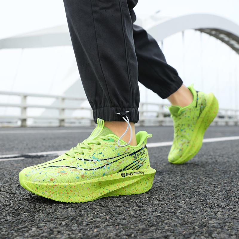 Marathon Men Running Shoes Breathable Lightweight Comfortable Casual Shoes Men Wear-resistant Low-top Comfort Sports Men
