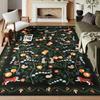 Living Room Carpet Washable Rug for Bedroom Non-slip Floral Children's Playroom Mat Soft Bohemian Floor Mats Modern Large Rugs
