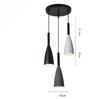 Led Cement Chandeliers Sling Bedroom Restaurant Bar Cafe Island Counter Hanging Light Creative Single Head Lamp