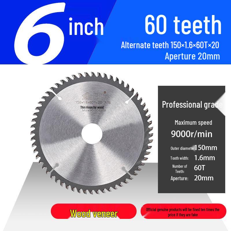 Jindian 4" & 10" Woodworking Saw Blades for Handheld Circular Saws & Angle Grinders