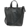 Used 12564 City Tote M30431 7924 Black 2-Way Shoulder Bag In Taiga Rama Monogram Eclipse Noir Men's from Japan AUTHENTIC