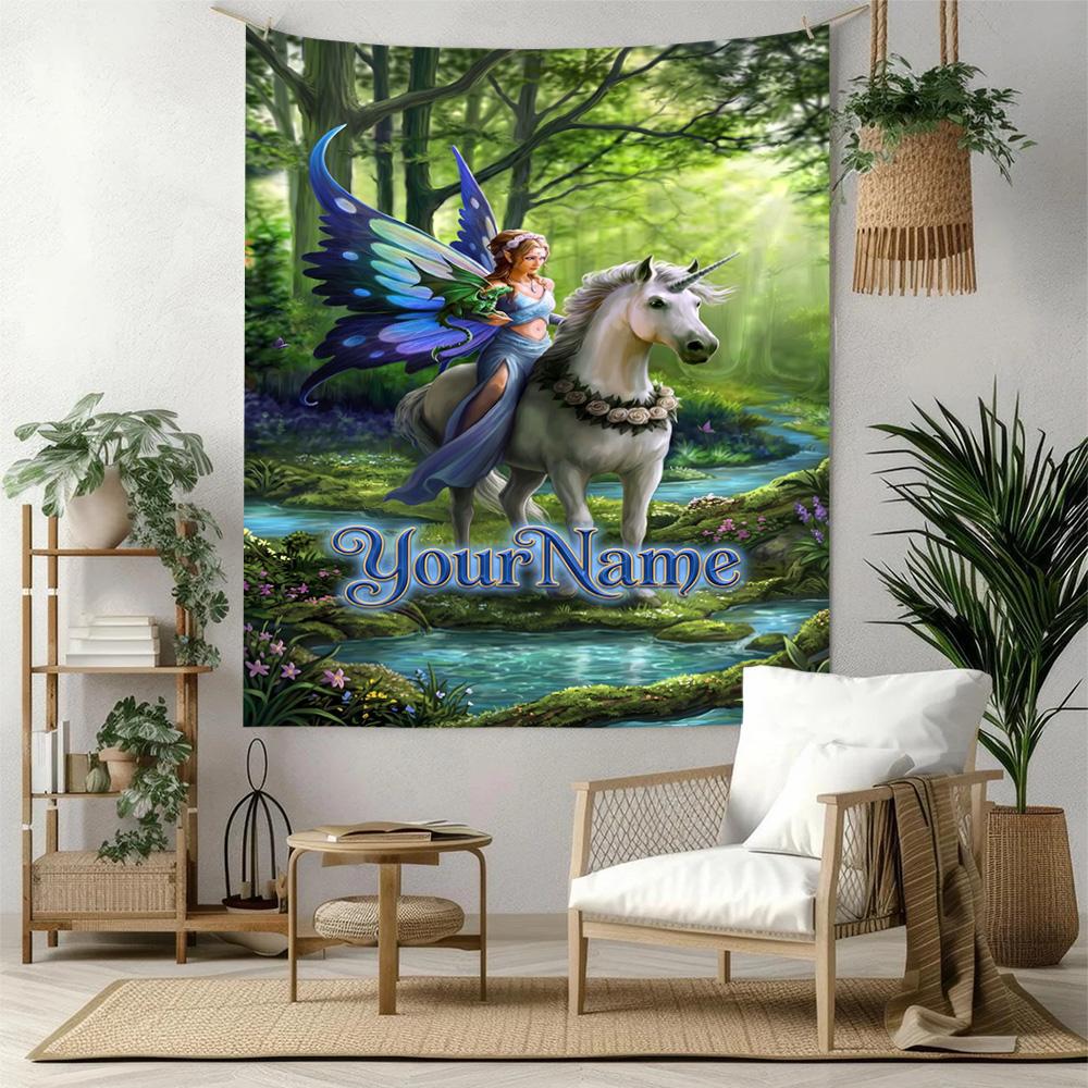 Gotische Illustrationen Individuell Ihr Name Wanddekoration Wandteppich Kunst Für Haustier-Gedenken Geburtstag Hochzeitsparty Hintergrund Familien-Geschenk