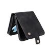 YIKATU YK-002 For Samsung Galaxy Z Flip7 FE 5G/Z Flip6 5G Case Card Holders PU Leather Skin-Touch Phone Cover