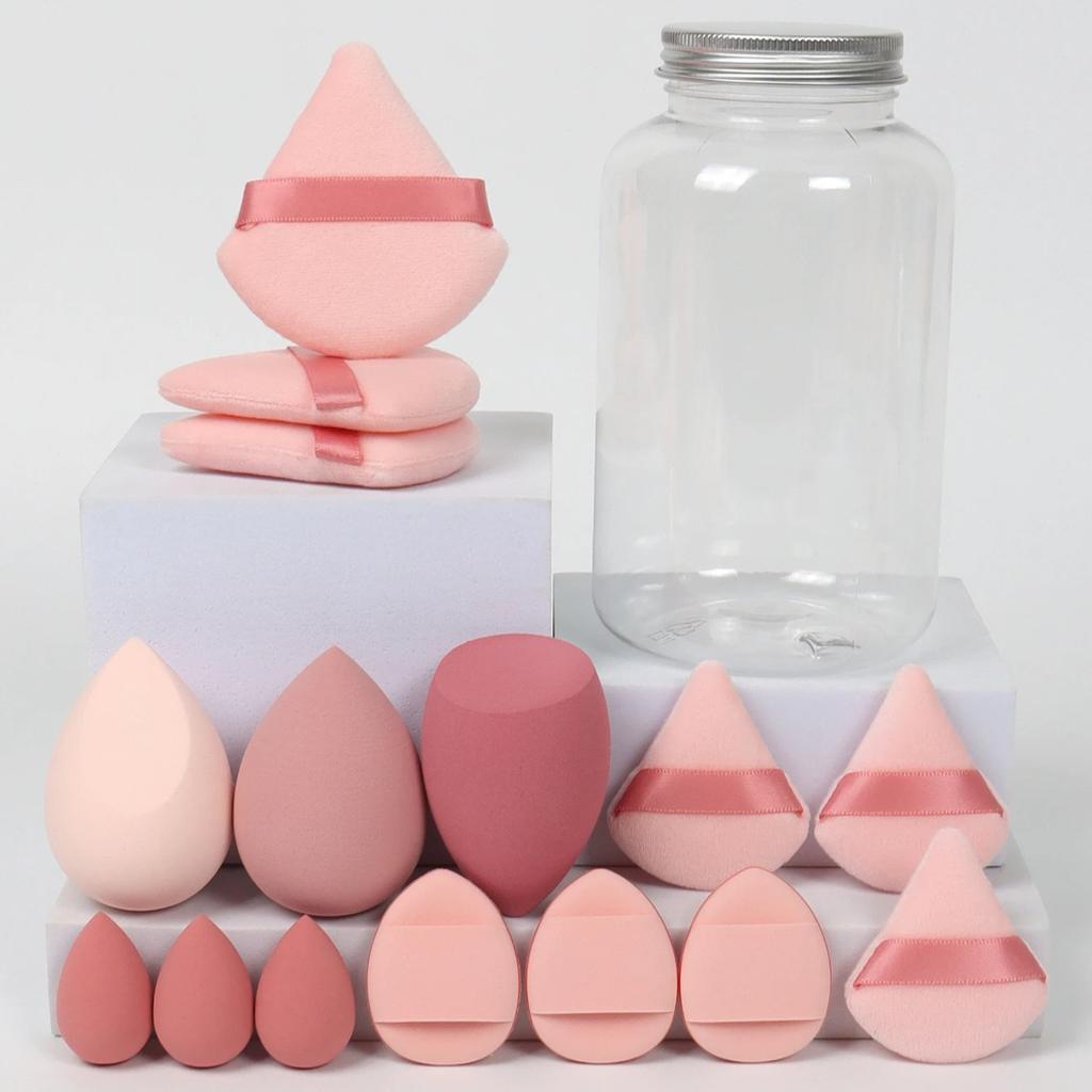 12/15Pcs Makeup Sponge Cosmetic Puff Foundation Sponges Blender Beauty Egg Powder Puffs Women Make Up Accessories Makeup Tools