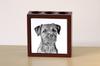 Border Terrier – Pen holder with a dog, desk organizer with a print | Art-Dog