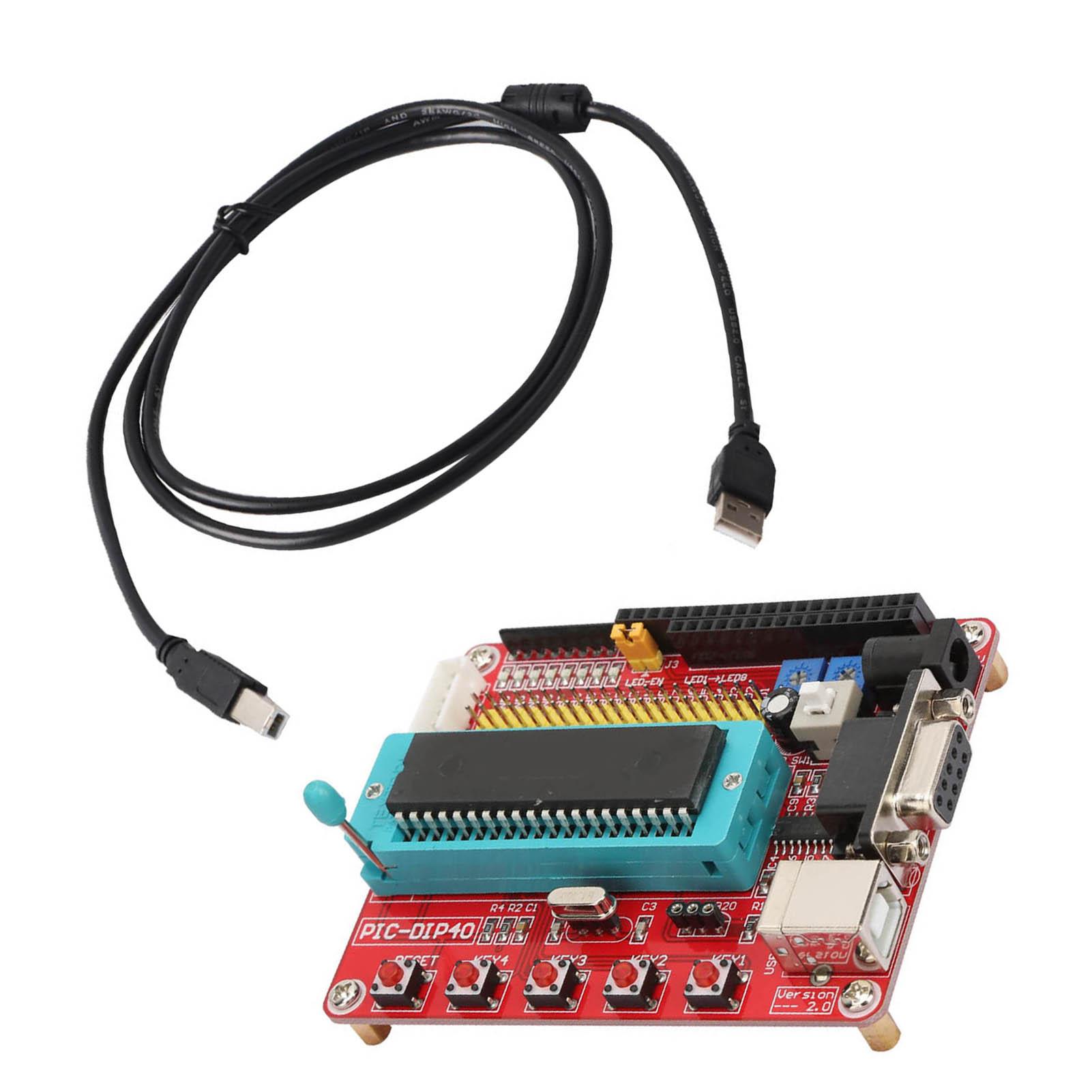 

Плата розробки мікроконтролера Microchip Learning Board PIC16F877A з інтерфейсом RS232