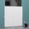 Plastic Dog Safety Fence Reinforced No-Drill Pet Door Sturdy Pet Safety Enclosure  Table Gap
