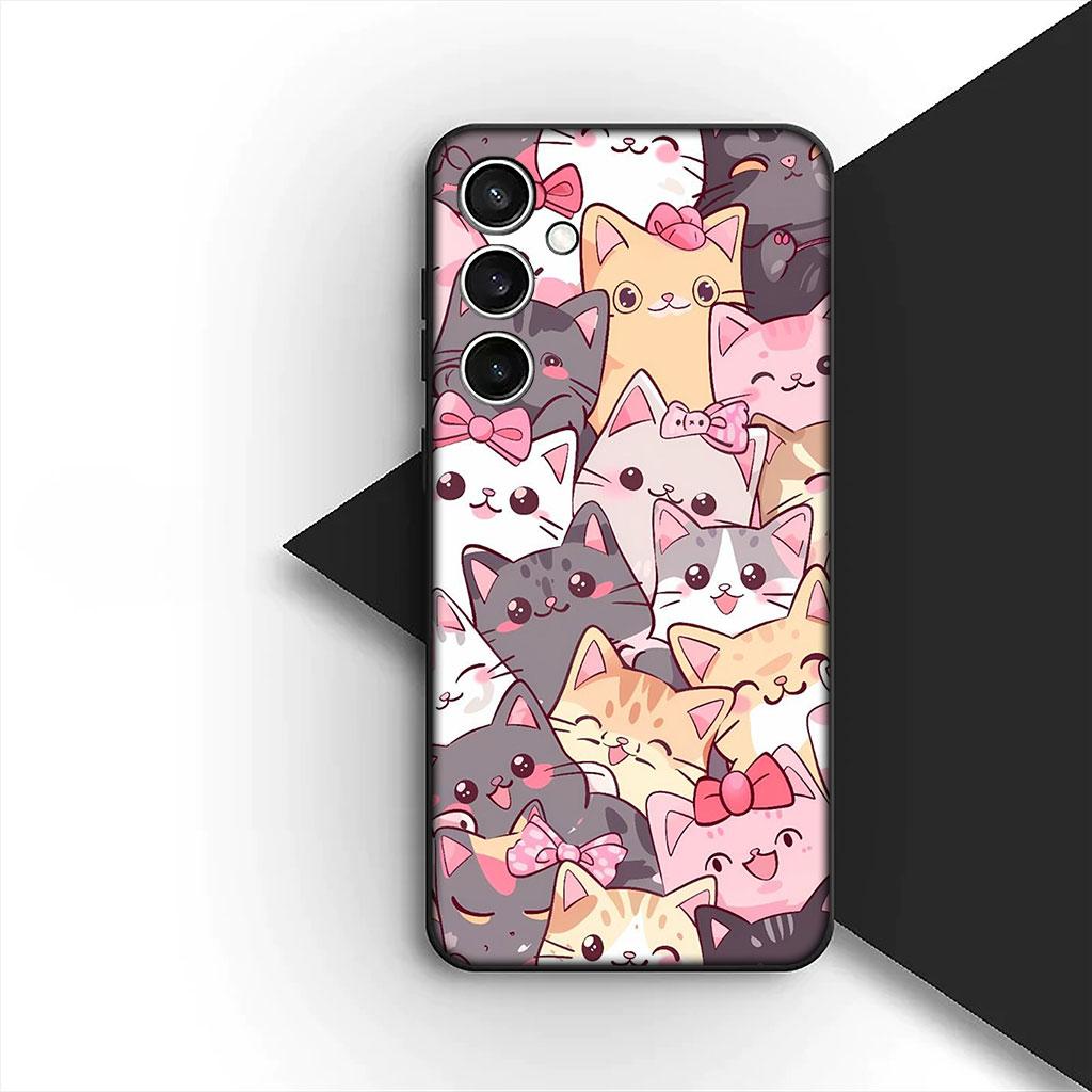 

Comics Cat Meow Lovely Silicone Phone Cover for Xiaomi Poco C75 C65 C71 C85 X7 X6 M7 F7 F8 Ultra F6 Pro Soft Case Poco F7