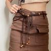 Accessory Retro Waistchain Cotton Linen Rope Bohemian Waist Belt Fashion Decoration Belt
