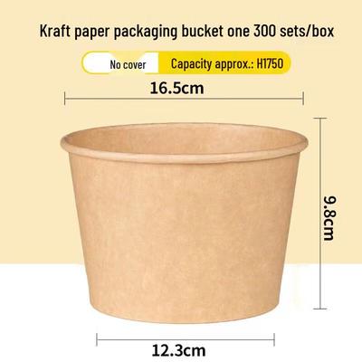 Kraft Paper Takeout Food Cylinder