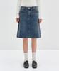 Deketeuumeon Signature Midi Skirt Dcsk002Blue