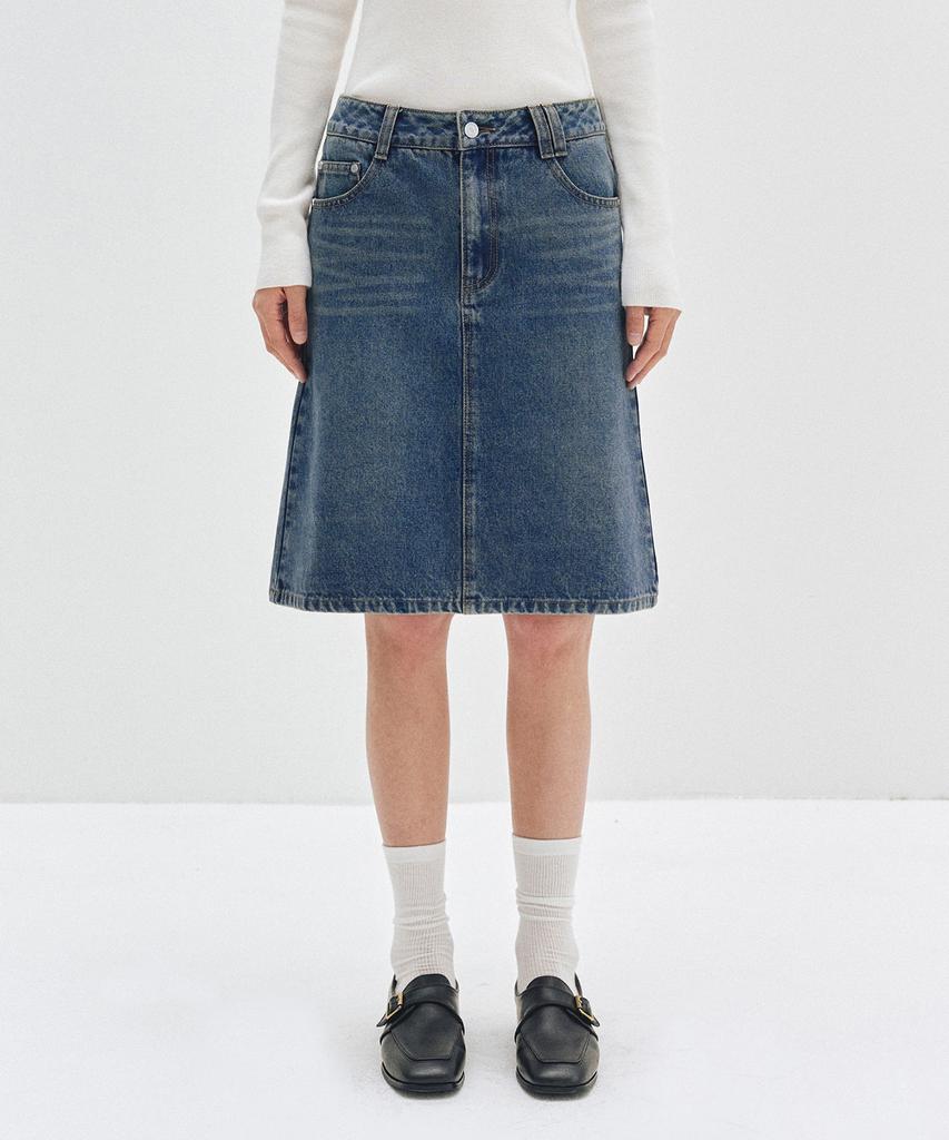Deketeuumeon Signature Midi Skirt Dcsk002Blue