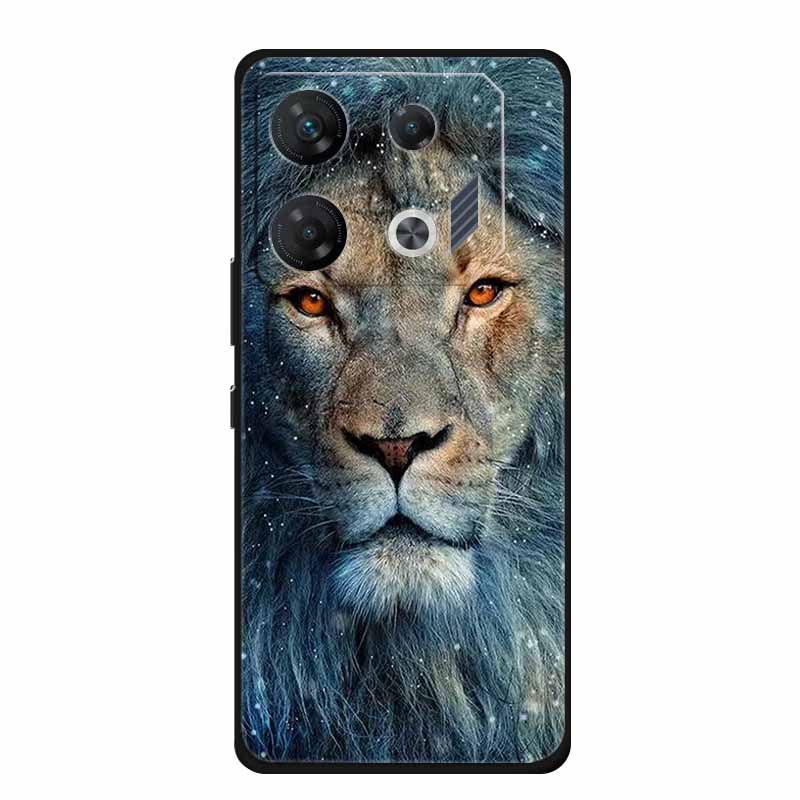 

Для Infinix GT 10 Pro Чохол Тварини М який ТПУ Силіконовий Чохли для Телефону для Infinix GT10 Pro X6739 Задня Кришка Ударостійкий Вовк Новий Coque -Infinix GT 10 Pro