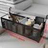 Bedside Hanging Storage Basket Practical Metal Space Saving Container Bedside Shelf for Bed Rails Dorm Hotel Apartment Office