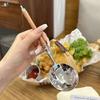 Stainless Steel Spoon Long Handle Stirring Spoon Household Seasoning Spoon Milk Tea Coffee Spoon Desseert Tool Restaurant Supply