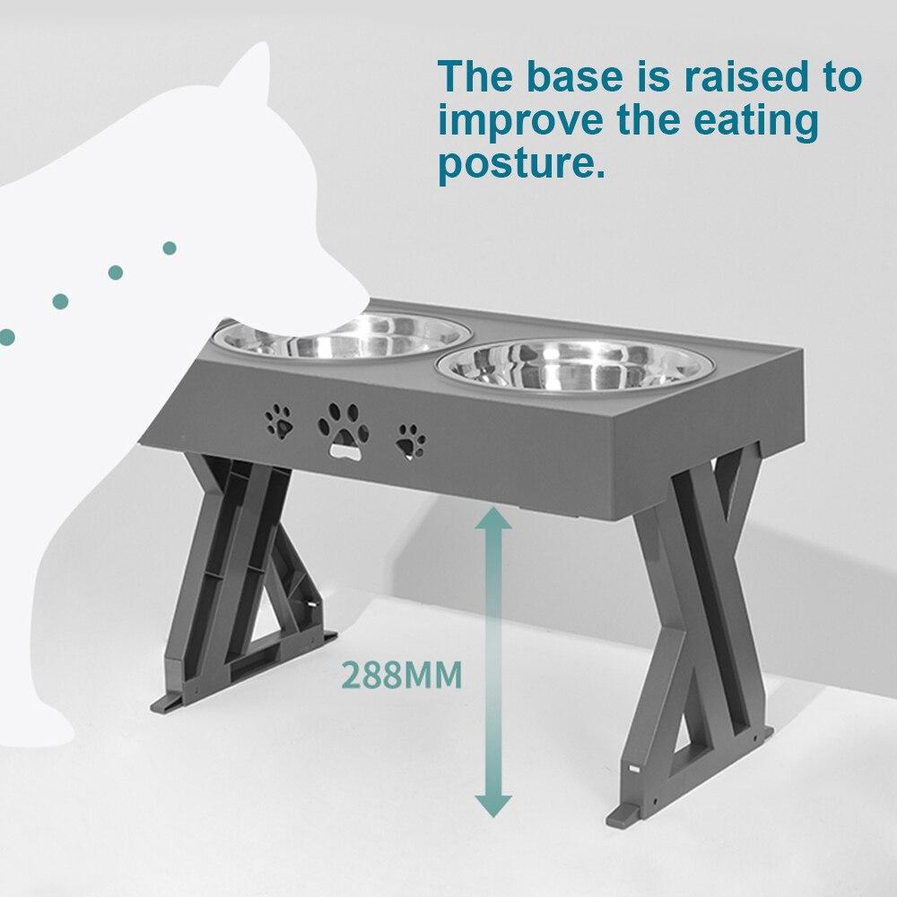 3 dish dog feeder