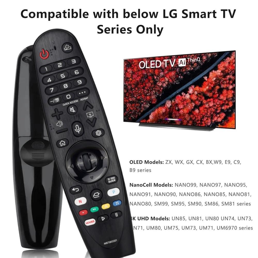 Universal Magic Remote Control for Smart TV With/without Voice And Pointer Feature Replacement for AKB75855501 MR20GA MR21GA MR1