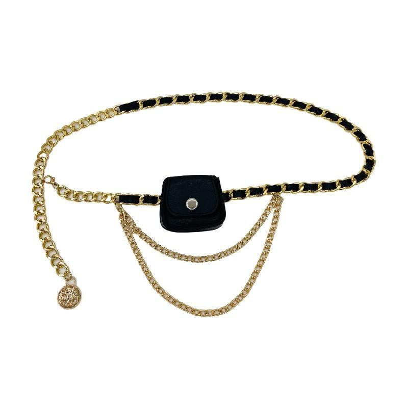 Waist Chain For Women Fashion Metal Weave Belt For Casual And Formal Outfits