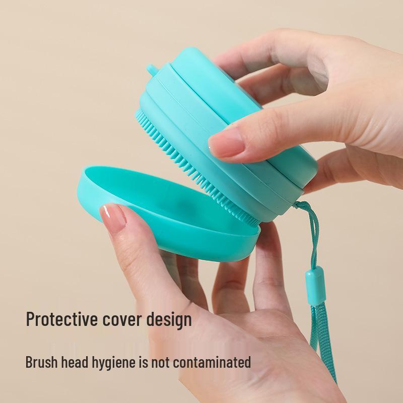 Silicone Bath Brush with Soft Bristles for All Ages
