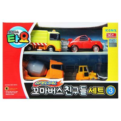 Tayo Special Little Bus Friends Set 3, Mixed Color AwardPopular Korean Dolls and Toys