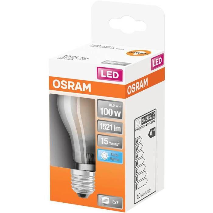 OSRAM Ampoule LED Standard verre dépoli 10W=100 E27 froid