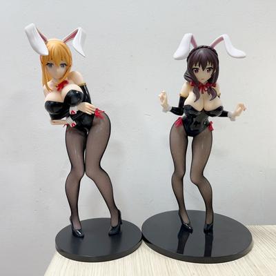 40CM KonoSuba God's Blessing On This Wonderful World Kurenai Densetsu Yunyun Bunny Girl Figure Anime Model For Adult Doll Toys
