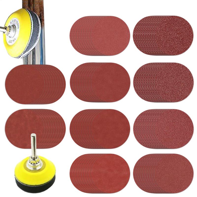 Sandpaper for Wood Abrasive Polish Pad Plate Car Sanding Kit Rotary Tool Accessories Drill Grinder Attachment for Furniture
