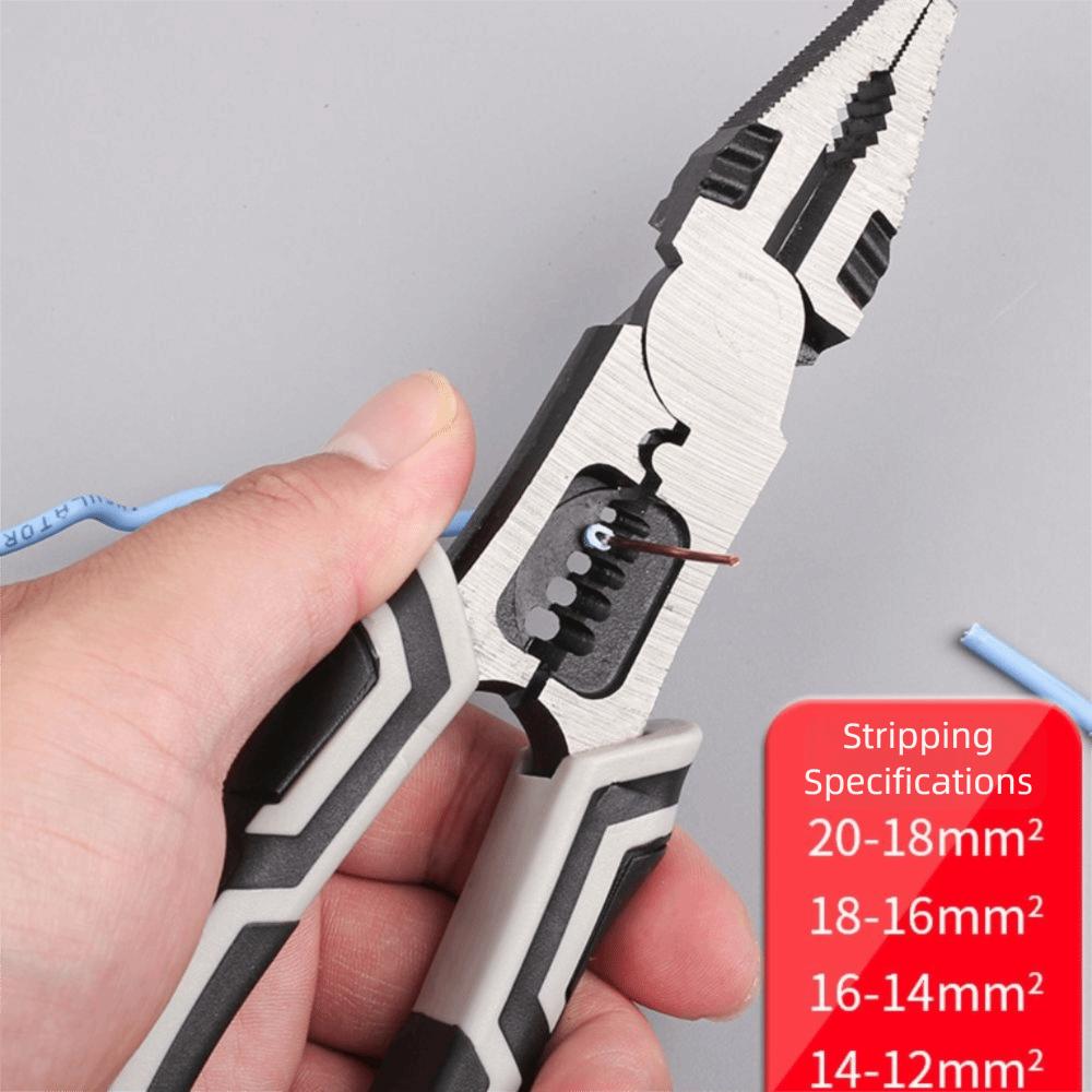 Flat/Pointed Mouth 9-inch Wire Plier Labor-Saving Wire Stripper Household Vise Pliers  Electrician