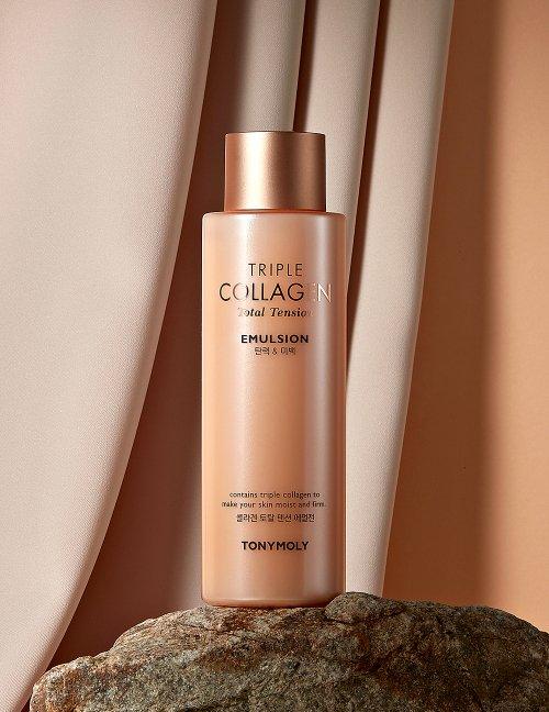 Tonymoly Triple Collagen Total Tension Emulsion FREE