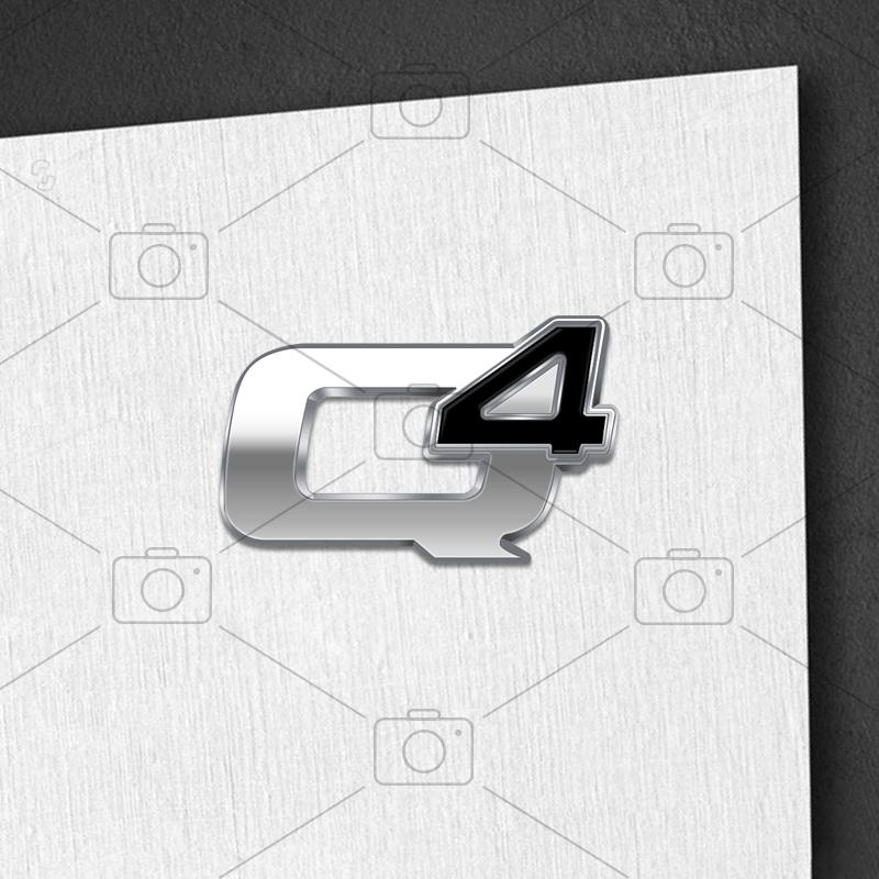 HNQJR1 Car Metal Q4 Logo Badge Steering Wheel Decals Styling For Alfa Romeo Stelvio Mito Stradale Giulietta Emblems Sticker Accessories
