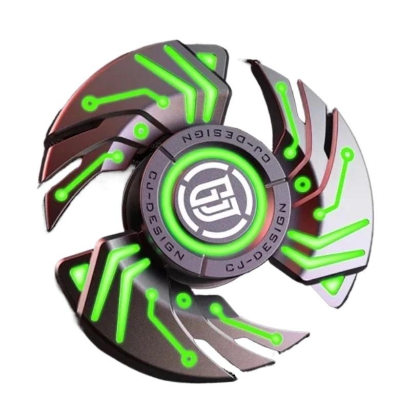 Alloy Metal Fidget Spinner Luminous Spinning Tip Top Antistresse Relieve Stress Reducing Toys Stress Reducing Toys Anxiety Kids