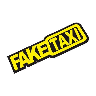 Fake Taxi Aufkleber auf dem Auto, Vinyl-Aufkleber, wasserfest, Dekoration, Autoaufkleber