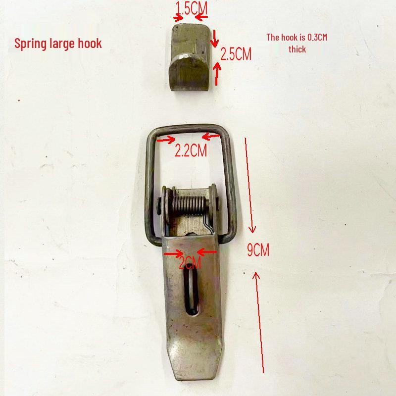 Electric Tricycle Parts: Spring Hook, Handlebar Buckle, Seat & Cabin Buckles, Door Lock, Bucket & Box Panel