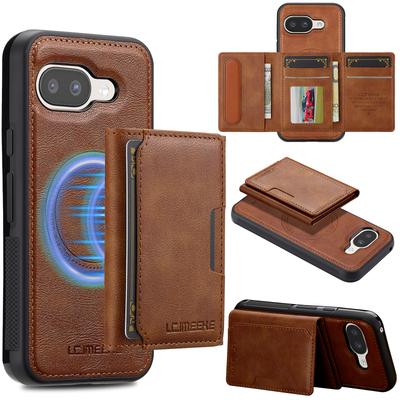 2 In 1 Detachable Magnetic Cards Solt Wallet Leather Case For Google Pixel 10 Pro XL 9A 9 8 8A 7A 7 10A 10 Wireless Charging