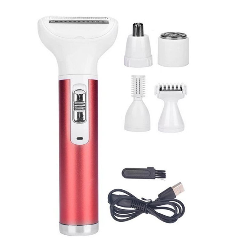 LITE-Multi-Purpose Female Shaver Five-In-One Hair Removal Device Electric Pubic Hair Trimmer